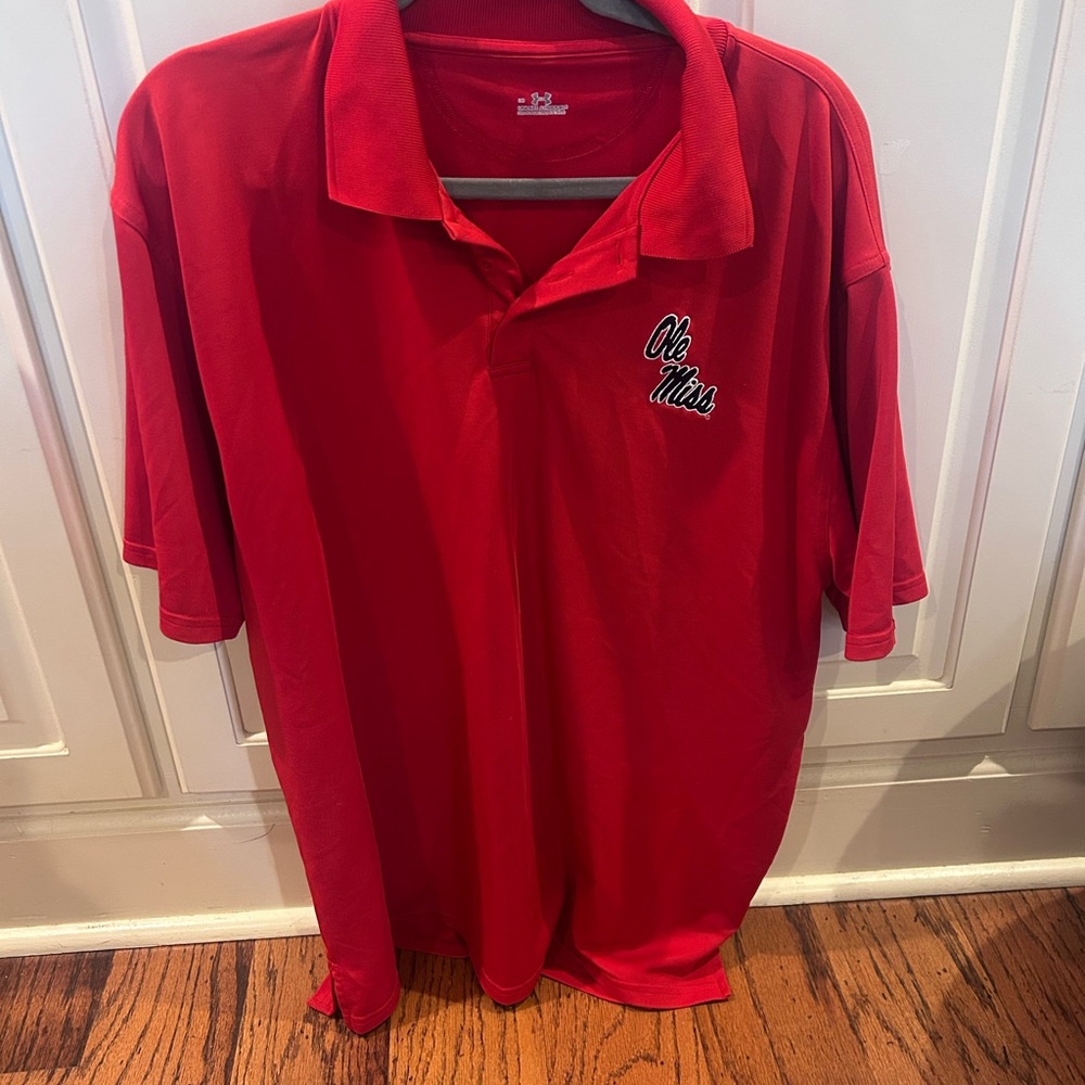 Under Armour Red Men's Polo Shirt